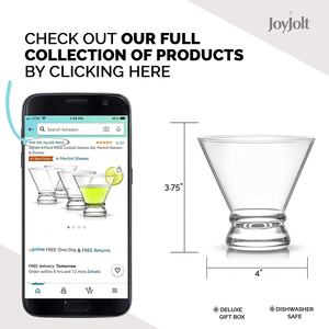 Conjunto de copas de cristal de 8 onzas de <span class=keywords><strong>Afina</strong></span>, sin plomo, prémium, para Bar y casa, regalo, 4 piezas - Product Image 5