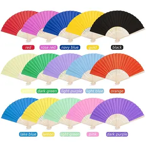 Voor Bruiloft Dansfeest Zomer Opvouwbare Hand Fans Japanse Chinese Vintage Fans Handheld Fans