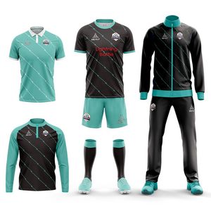 Conjunto de uniformes de fútbol profesional personalizado, equipo de entrenamiento de sublimación de tinte, ropa de fútbol, camisetas de fútbol con servicio OEM - Product Image 6