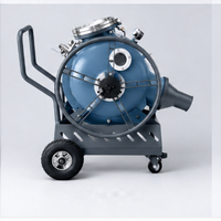 Machine de réhabilitation de canalisations d'égouts sans tranchée, équipement pneumatique d'inversion CIPP en acier 304, tambour d'inversion à air 0,25 MPa, DN60-DN150