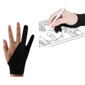 Guantes de dibujo para artistas, manoplas de papel de dos dedos para dibujar y pintar, suministros antitáctiles - Product Image 2