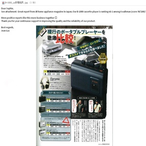 Reproductor de Casetes Walkman con Mecanismo de Casete de Buena Calidad, Batería AA, Directo de Fábrica, Altavoz de Audio y Música - Product Image 3