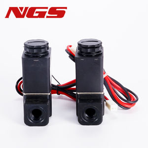 Válvula Solenoide Neumática Eléctrica de Dos Posiciones y Dos Vías 2P025-08, Cuerpo de Válvula de Plástico de Ingeniería Normalmente Cerrado, AC220V, DC12V, DC24V - Product Image 2