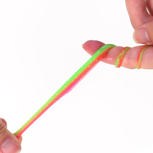 Prix d'usine <span class=keywords><strong>Leurre</strong></span> souple de pêche 75mm 4.25g en PVC, forme anguille, queue en T et queue à pagaie, pour la pêche au bar et à la perche - Product Image 4