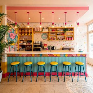 Scaffale espositivo a struttura verticale con linee d'arco, in stile rustico e accogliente, <span class=keywords><strong>per</strong></span> negozio di specialità - Product Image 1