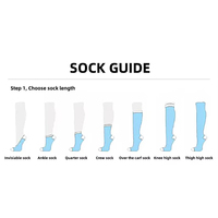 Chaussettes de sport unisexes Zenflex pour le tennis et le cyclisme, en coton tricoté, avec motif rayé tendance et grip, collection automne, vente en gros