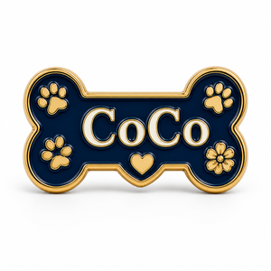 Imán de Refrigerador con Retrato de Mascota Personalizado en Esmalte Cloisonné, Regalo con Foto de Perro o Gato, Recuerdo Conmemorativo Hecho a Mano - Product Image 4