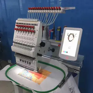 Honyo — broderie aari pour t-shirt, Machine de broderie à tête unique, modèle de broderie, travail