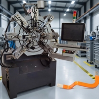 Machine de pliage de barres 3D CNC à 11 axes, système de fabrication de profilés en cuivre entièrement automatique