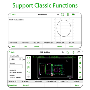 เครื่องวัดมุม ALPHA Ta Android Total Station ความแม่นยำ 2 วินาที ระยะวัด 1000 เมตร แบบไม่ใช้ปริซึม พร้อมเลเซอร์มิเตอร์ หน้าจอสัมผัส 5.5 นิ้ว มาตรฐาน IP54 กำลังขยาย 30 เท่า - Product Image 5