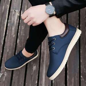 Chaussure de travail en cuir pu pour hommes, chaussures de planche décontractées, nouvelle collection - Product Image 5