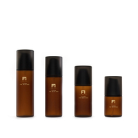Flacon en plastique PCR 30g 50g 100g 50ml 80ml 100ml 120ml avec pompe pour nettoyant visage, lotion corporelle, emballage vide, logo personnalisé