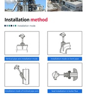 High Temperature S Type Thermocouple Sensor for Ceramic Kiln Furnace 2372 Fahrenheit 1300 Degree WRP-100 Thermocouple S R K Type