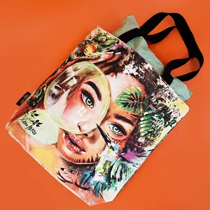 Top Quality Wholesale Custom Logo Tote Bags Reusable Canvas Shopper Bag