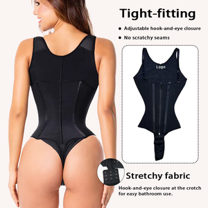 Faja Reductora Colombiana Postoperatoria para Mujer, Etapa 2, Moldeadora, Tipo Tanga, <span class=keywords><strong>Body</strong></span> Shapewear - Product Image 2