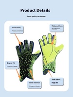 Gants de gardien de but de football en cuir imperméable de haute qualité pour hommes femmes gants de sport pour les jeux d'entraînement haute Protection