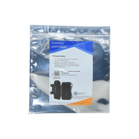 Static Shielding Bag ESD Zipper Bag Transparent Window Antistatic Packaging Custom Size Logo Printing for PCB IC LED Strip