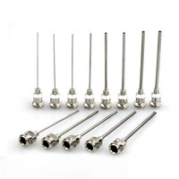 1/2 pouces 13mm métal double colle externe distribution aiguille filetée mâle