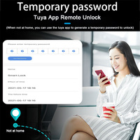 Cerradura Inteligente para Puerta XSDTS Z12 Tuya Compatible con Wifi, Módulo Remoto Zigbee