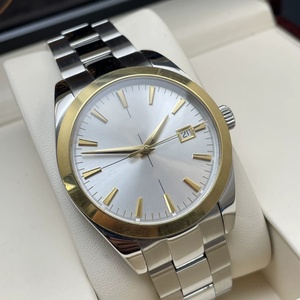 Montre à quartz pour homme Tisot Gentleman T150, montre-bracelet analogique de luxe en acier inoxydable, étanche, avec calendrier - Product Image 6