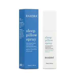 Private Label Natural Refresh Deep Sleep Pillow Spray Mist Sleep Pillow Spray Spray per il sonno alla lavanda ad azione rapida