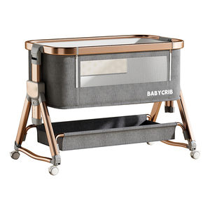 Culla Letto Multifunzionale Moderna per Neonati Queen Size Portatile con Funzione di Affiancamento per Camera da Letto Uso Esterno Ospedale e Hotel - Product Image 1