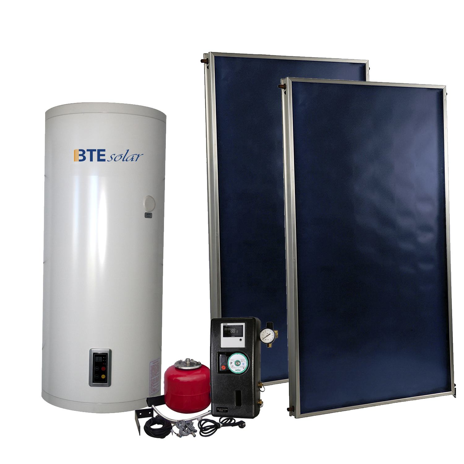 Water Heating Thermosiphon Pool Heater Haier Flat Plate Solar Hot