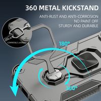 KAOU casing hibrida tahan guncangan, sarung HP desain 2 in 1 untuk Redmi Note 14 Pro 4G/14C/A5 & iPhone 17-13 seri grosir