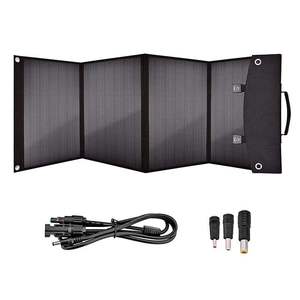 ชุดโซลาร์เซลล์พกพา กันน้ำ 100W 120W 200W 300 วัตต์ แบบพับได้ สำหรับเครื่องกำเนิดไฟฟ้า - Product Image 3