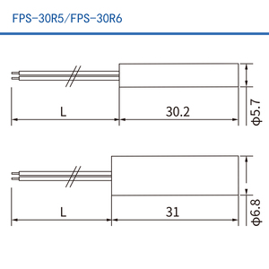 สวิตช์จำกัดระยะ HKFAST รุ่น FPS-30R5/30R6 สีดำ แบบติดตั้งผ่านรูพร้อมแม่เหล็ก - Product Image 2