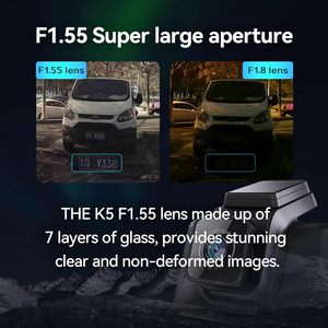 Ba kênh ghi thực phía trước 2K xe Dash Cam Wifi DVR hộp đen trong xe hồng ngoại NightVision - Product Image 2