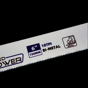Lames de scie alternative de qualité supérieure 150mm 18 TPI coupe de plaque de fer mince et multi-déchirure pour le support OEM personnalisé en métal - Product Image 2