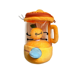 Jouets en peluche personnalisés, adorable porte-clés en peluche presse-agrumes, jouet interactif en peluche douce en forme de <span class=keywords><strong>fruit</strong></span>, peluche alimentaire <span class=keywords><strong>Kawaii</strong></span> pour l'anniversaire des enfants - Product Image 1