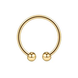 Piercing quirúrgico de acero al vacío para el cuerpo, joyería de Aro para labio, oreja, tabique, tipo C, Clip para labios, anillo para nariz, 316L - Product Image 4