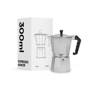 Olla portátil de aluminio para viajes de Camping con tapa, bebida, café frío caliente, cafetera <span class=keywords><strong>Moka</strong></span> - Product Image 1