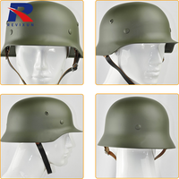 Casque REVIXUN Custom the World II Allemagne Acier M35 Léger Tactique Extérieur