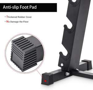 מתלה דבל 6 משקל שכבה מתלה כמסגרת פלדה אימון כוח עבור תרגיל חדר כושר ביתי - Product Image 3