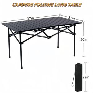 Mesa Plegable Portátil de Acero al Carbono Pequeña para Exteriores, Mesa Rodante de Metal para Camping, Venta al Por Mayor - Product Image 3