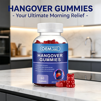 Gummies contre la gueule de bois, complément alimentaire en marque privée, 60 gummies