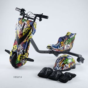 Vente en gros directe d'usine, kart à dérive rotatif à <span class=keywords><strong>360</strong></span> degrés, <span class=keywords><strong>3</strong></span> <span class=keywords><strong>roues</strong></span>, 36V <span class=keywords><strong>350W</strong></span>, scooter électrique pour enfants, scooter à dérive, tricycle - Product Image 2