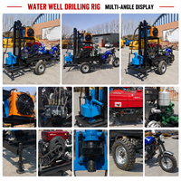 Machine de forage de puits d'eau hydraulique diesel HY 25HP montée sur véhicule, personnalisable pour les champs agricoles