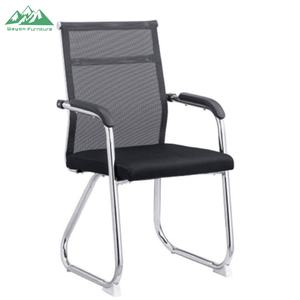 Silla de Reuniones Ergonómica Extensible Wayon con Base de Trineo y Soporte Lumbar Integrado para Sala de Juntas - Product Image 6