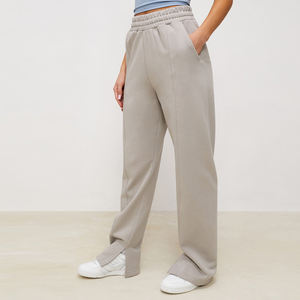 <span class=keywords><strong>Pantalon</strong></span> de jogging lourd personnalisé Offre Spéciale pour femmes taille élastique ample taille haute-décontracté jambe <span class=keywords><strong>large</strong></span> conception hiver plat Harem - Product Image 3