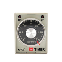 AH3-2 de relé de tiempo de 8 pines, alta potencia, 12v, 24v, 36v, 110v, 220v, 380v, Pcb 5a, 24v, 12v