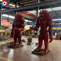 Statue de monstre animatronique personnalisée - Texture et détails réalistes pour les attractions d'horreur des parcs à thème