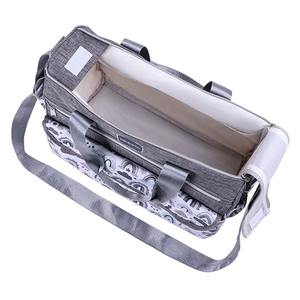 Bolsa de bebé de gran capacidad, bolsa de pañales ligera portátil, bolsa de cambio de bebé, mensajero grande con cambiador para viajes - Product Image 2