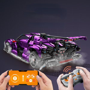 IM.Master High-Tech 9827-2 Super <span class=keywords><strong>Voiture</strong></span> de Course Modèle RC Ensemble de Briques Jouet Éducatif Puzzle Cadeau d'Anniversaire Ensembles de Blocs de Construction - Product Image 2