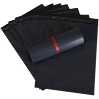 Enveloppes d'expédition pour vêtements personnalisées, écologiques, imprimées en blanc, noir et gris, sac en plastique, sac de courrier express, sac de colisage
