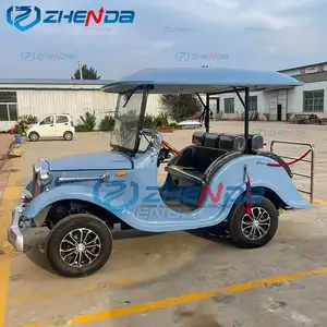 Carro clássico conversível de lazer e confortável com energia nova, área de villa, estilo simples, carro clássico com absorção de choque