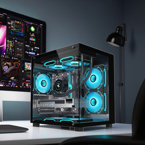 เคสคอมพิวเตอร์สำหรับเล่นเกม รองรับพัดลม ARGB และชุดระบายความร้อน CPU มีสินค้าในสต็อก เคสเกมมิ่งขนาดกลาง - Product Image 4